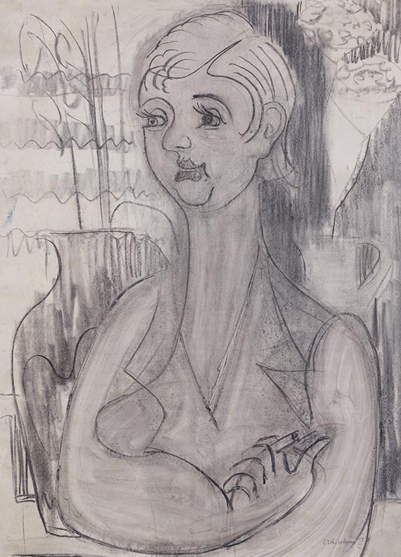 Ernst Ludwig Kirchner - Kreidezeichnung
