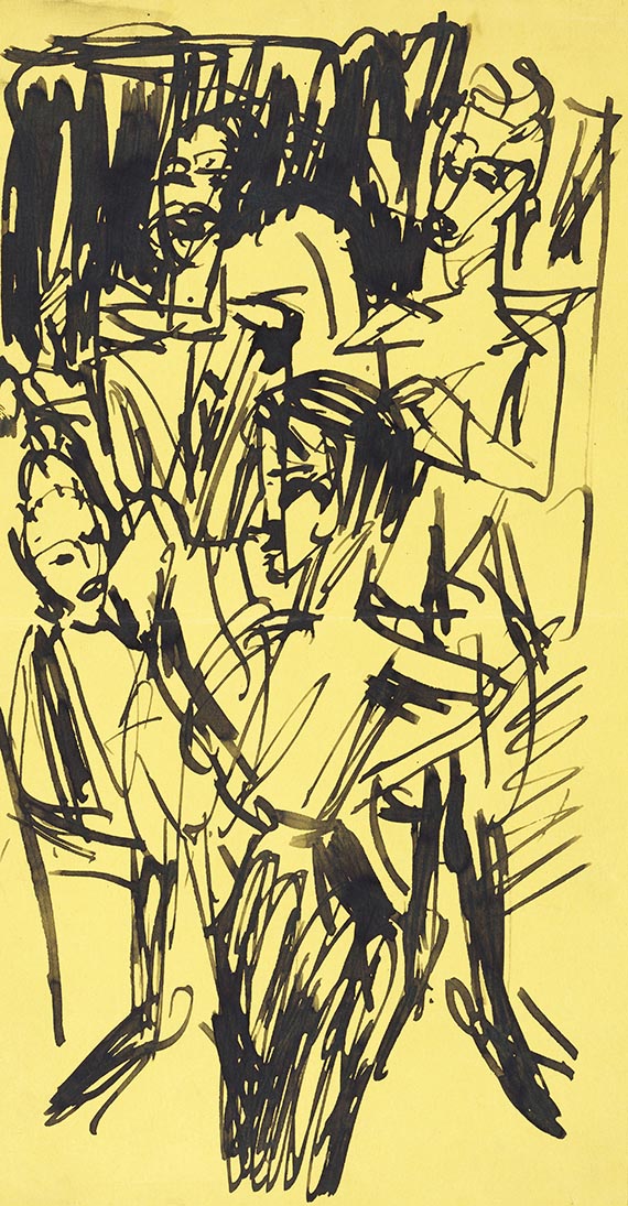 Ernst Ludwig Kirchner - Tuschpinsel