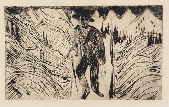 Ernst Ludwig Kirchner - Radierung