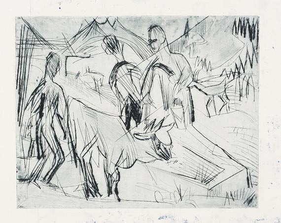Ernst Ludwig Kirchner - Radierung