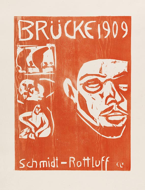 Ernst Ludwig Kirchner - Farbholzschnitt