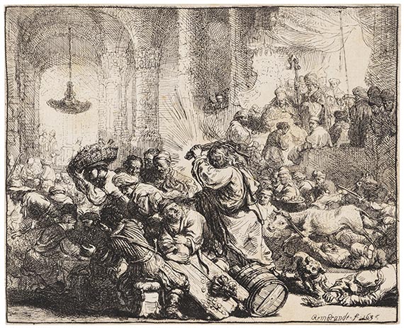 Rembrandt van Rijn, Harmenszoon - Kaltnadelradierung